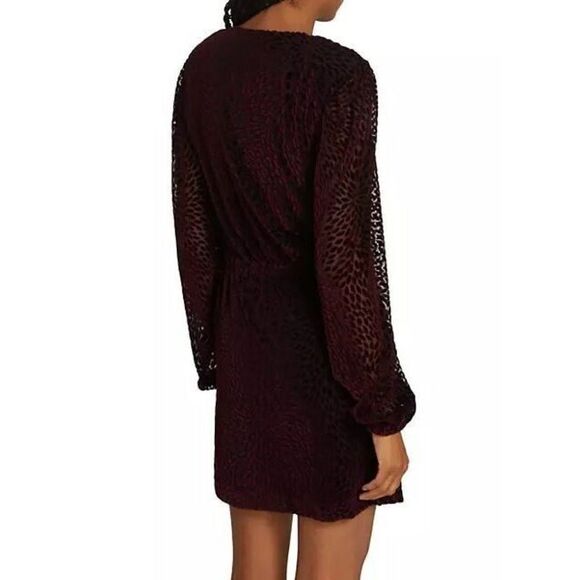 Ramy Brook A0922311 Women Sz XS Plum Berry Purple Aman Embroidered Minidress - Picture 2 of 10